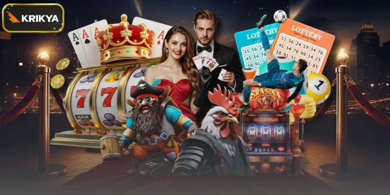 Krikya-তে ক্যাসিনো গেম পাওয়া যায়